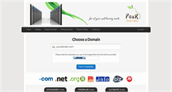 Desktop Screenshot of pearhosting.net